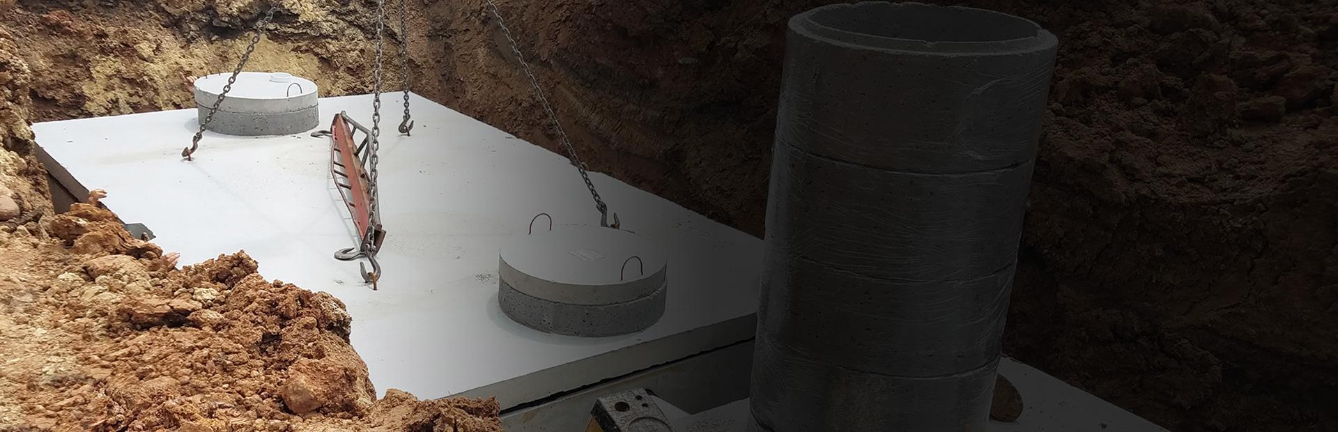 Slajd 1 - montaż szambo